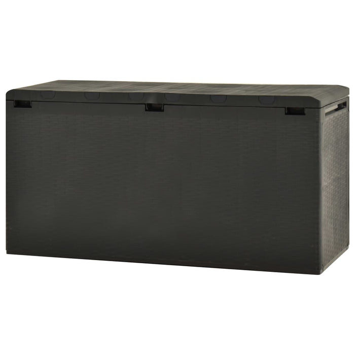 VXL Garden Storage Box Anthracite Gray 114X47X60 Cm