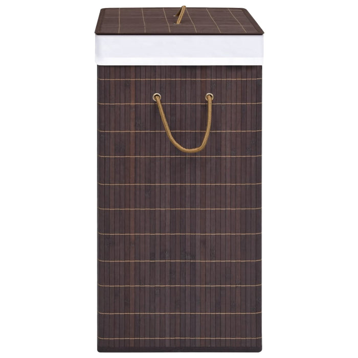 VXL Brown Bamboo Laundry Basket 100 L