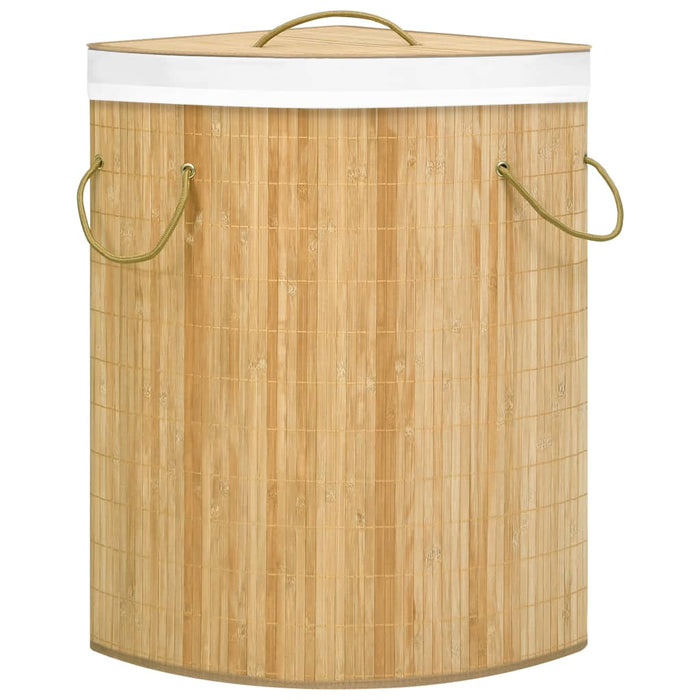 VXL Bamboo Corner Laundry Basket 60 L