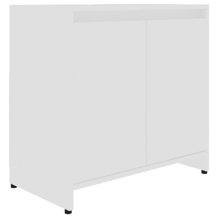 VXL White plywood bathroom cabinet 60x33x61 cm