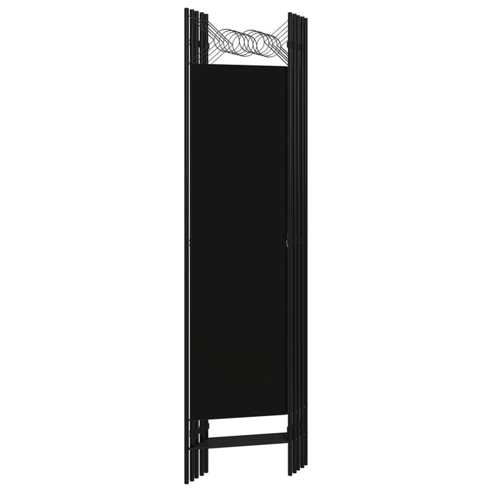 VXL Divider screen with 5 panels black 200x180 cm