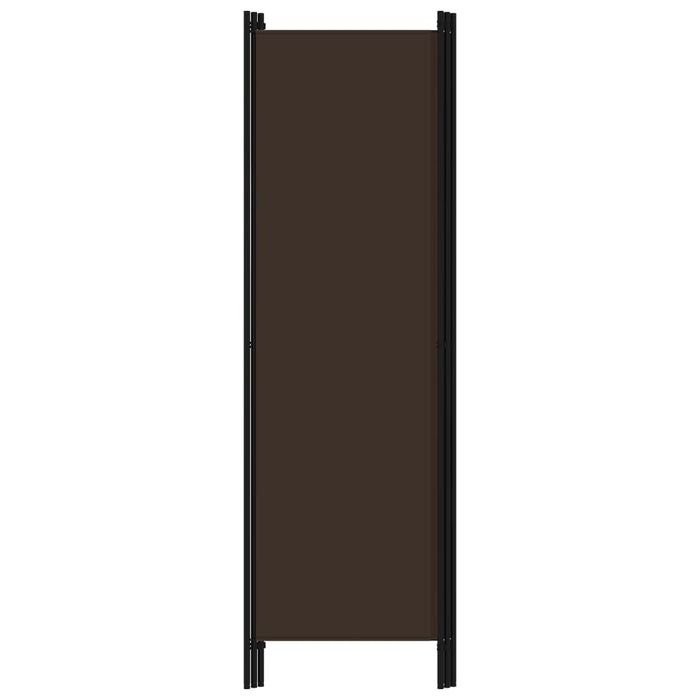 VXL 3-panel divider screen brown 150x180 cm