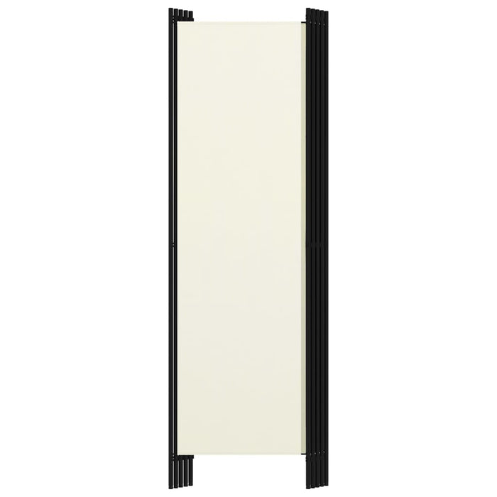 VXL Divider screen with 5 panels cream white 250x180 cm