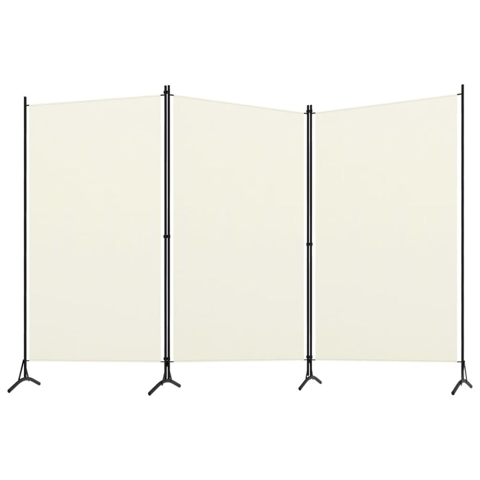 VXL Cream white 3-panel divider screen 260x180 cm
