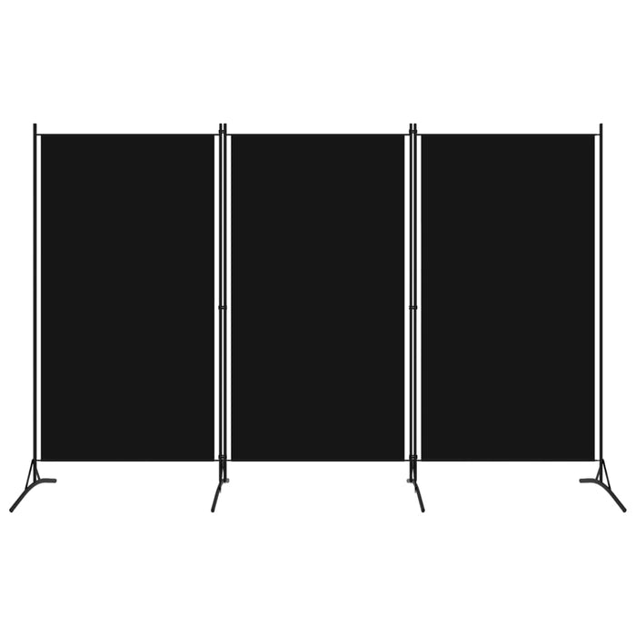 VXL Divider screen with 3 panels black 260x180 cm