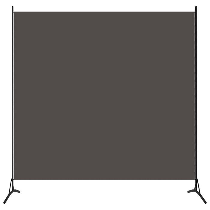 VXL Biombo divisor de 1 panel gris antracita 175x180 cm