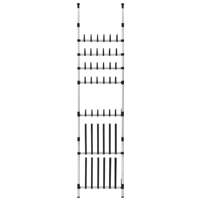 VXL Perchero zapatero telescópico con barras aluminio — Bañoidea