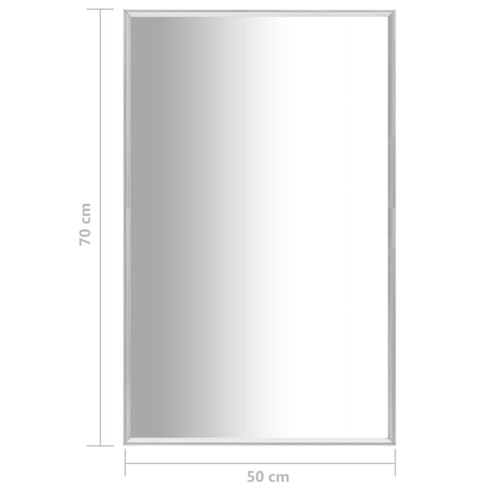 VXL Silver Mirror 70X50 Cm