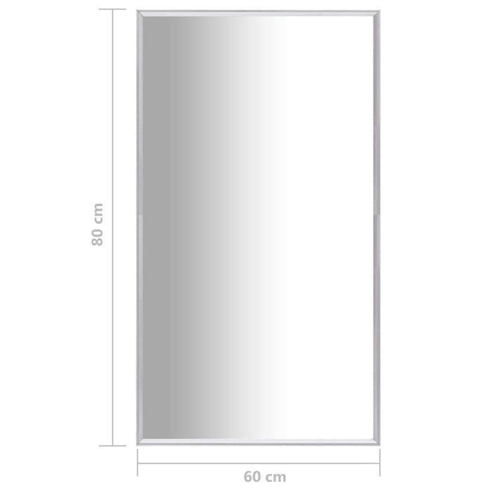 VXL Silver Mirror 80X60 Cm