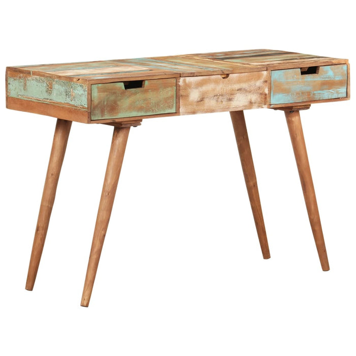 VXL Dressing Table with Mirror Made of Recycled Solid Wood 112X45X76 Cm