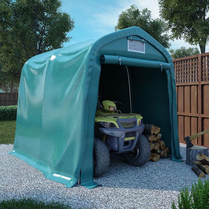 VXL Green Pvc Storage Garage Tent 1.6X2.4 M
