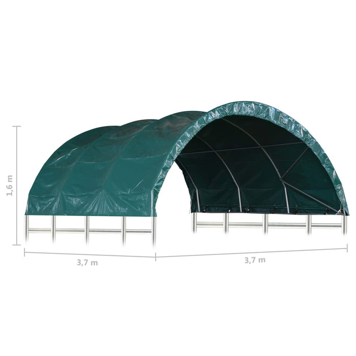 VXL PVC Livestock Tent 3.7X3.7 M Green