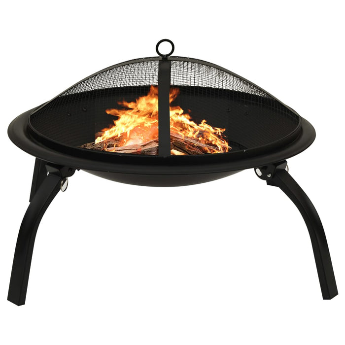 VXL Brazier and Barbecue 2 in 1 with Steel Poker 56X56X49 Cm