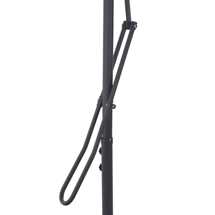 VXL Garden Umbrella with Steel Pole Burgundy 250X250X230 Cm