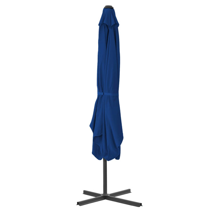 VXL Garden Umbrella with Steel Pole Blue 250X250X230Cm