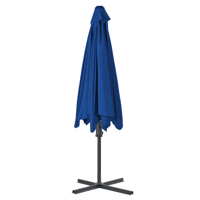 VXL Garden Umbrella with Blue Steel Pole 300X230Cm
