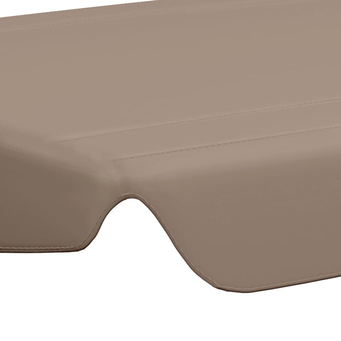 VXL Garden Swing Replacement Canopy Taupe 188/168X110/145 Cm