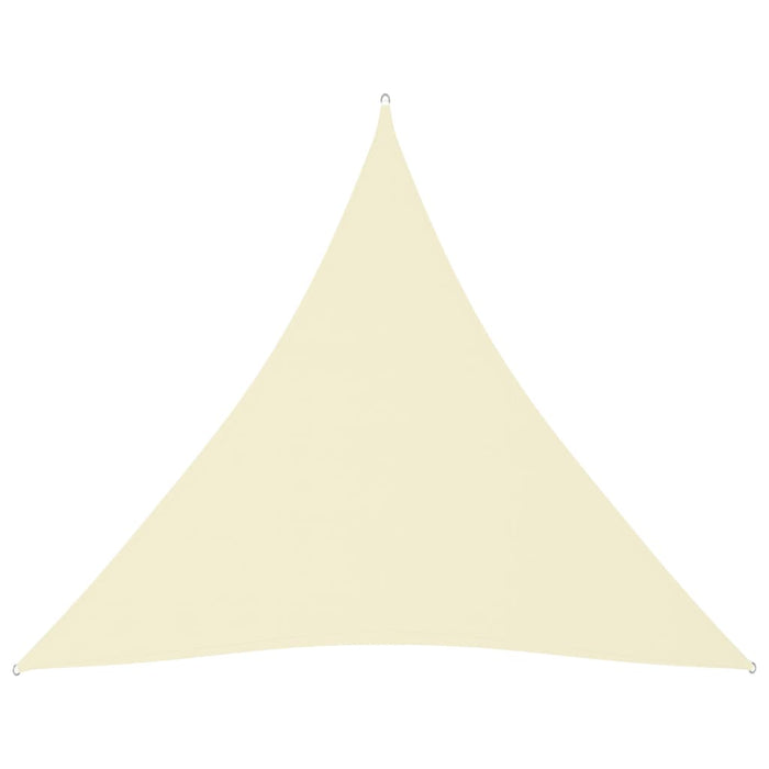 VXL Cream Oxford Fabric Triangular Sail Awning 3X3X3 M