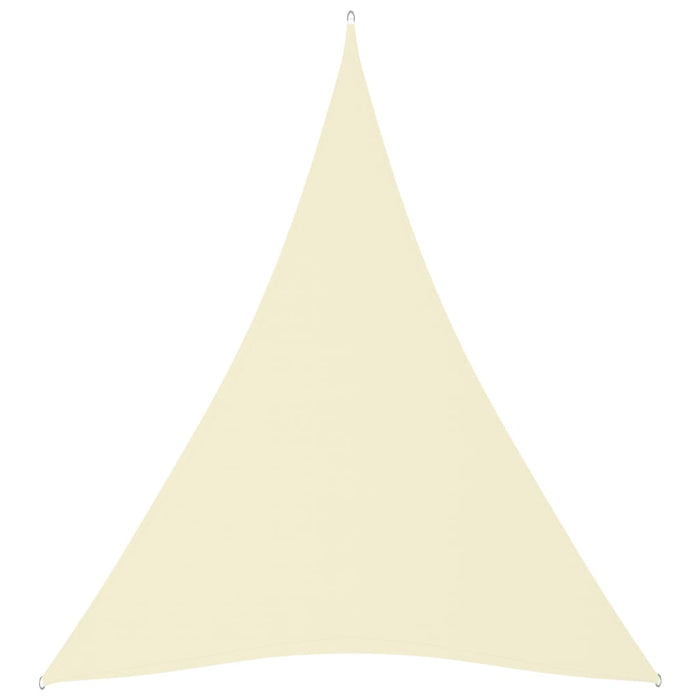 VXL Cream Oxford Cloth Triangle Sail Canopy 3X4X4 M