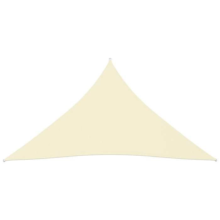 VXL Cream Oxford Cloth Triangle Sail Canopy 3X4X4 M