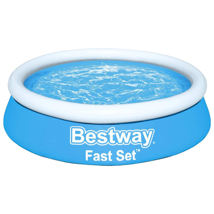 VXL Bestway Inflatable Pool Fast Set Round Blue 183X51 Cm