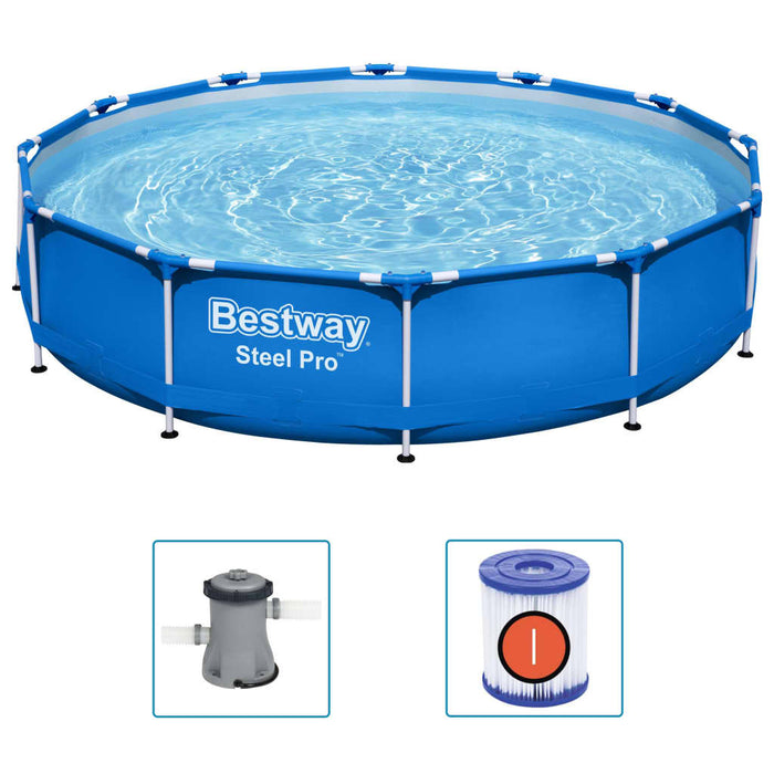 VXL Bestway Pool With Steel Pro Structure 366X76 Cm