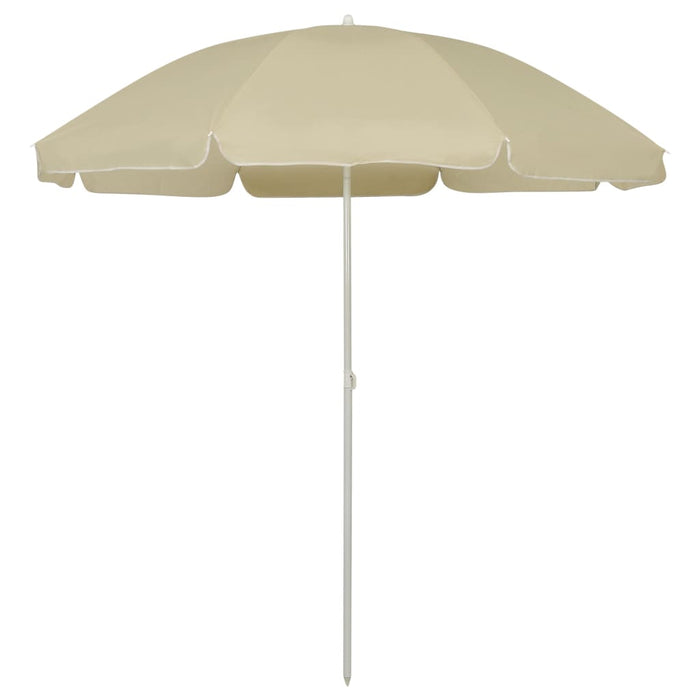 VXL Sand Beach Umbrella Yellow 240 Cm