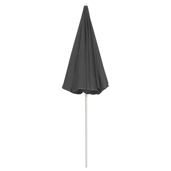 VXL Anthracite gray beach umbrella 240 cm