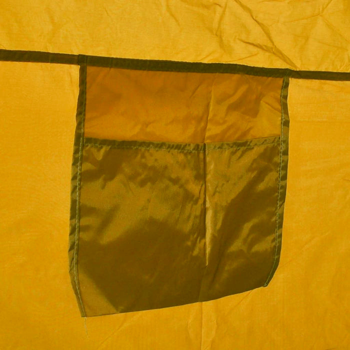 VXL Cabina de ducha/WC/vestidor para camping amarillo