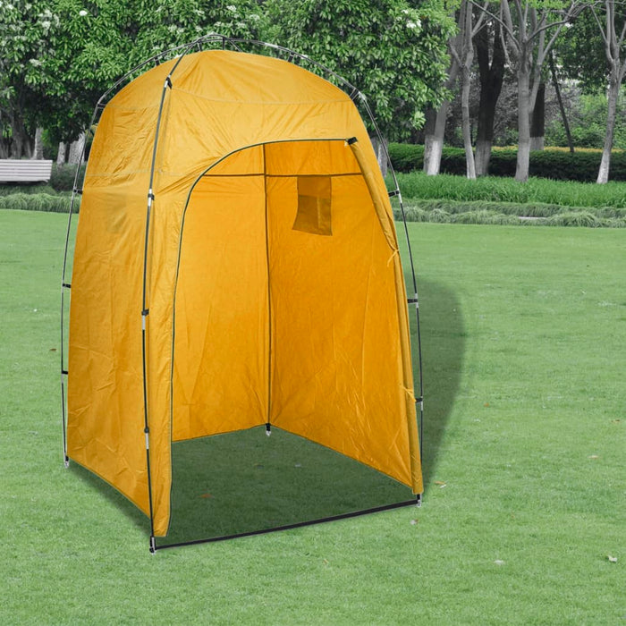 VXL Shower cabin/toilet/changing room for camping yellow