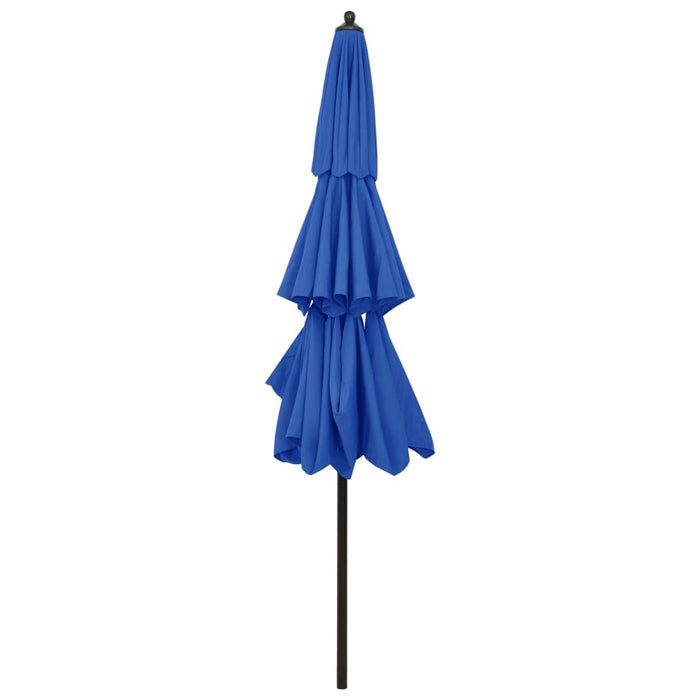 VXL 3 Tier Umbrella With Aluminum Pole Blue 3 M