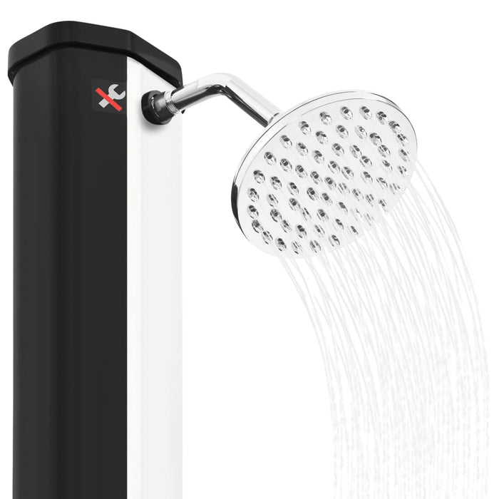 VXL Solar Garden Shower with Shower Head and Tap 35 L