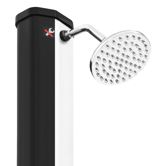 VXL Solar Garden Shower with Shower Head and Tap 35 L