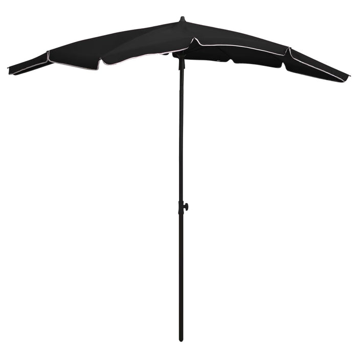 VXL Garden Umbrella with Black Pole 200X130 Cm