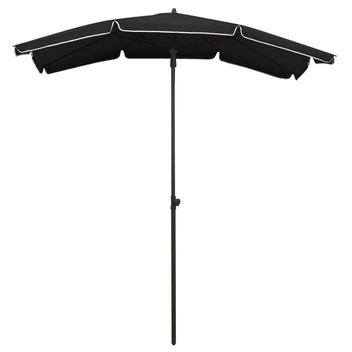 VXL Garden Umbrella with Black Pole 200X130 Cm
