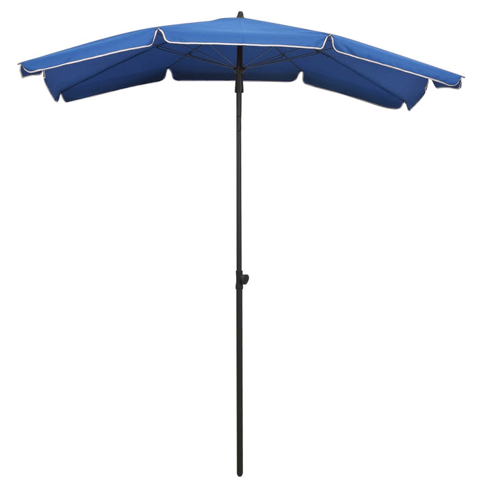 VXL Garden Umbrella with Pole Azure Blue 200X130 Cm