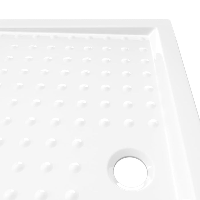 VXL Shower Tray With White Abs Dots 80X100X4 Cm