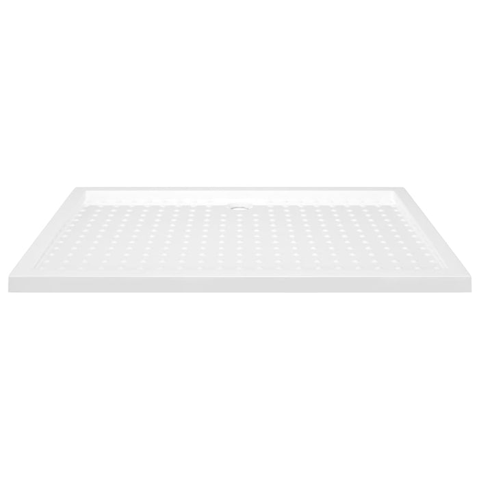VXL Shower Tray With White Abs Dots 80X120X4 Cm