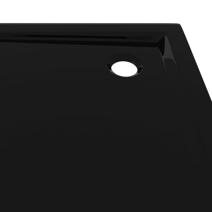 VXL Black Abs Square Shower Tray 80X80 Cm