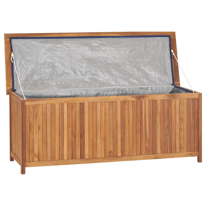 VXL Garden Storage Box 150X50X58 Cm Solid Teak Wood