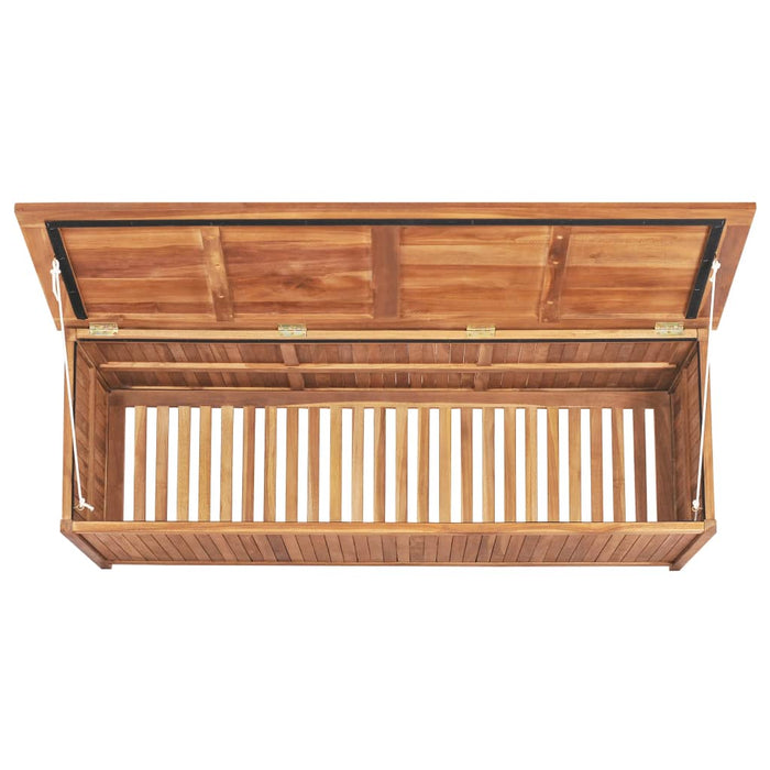 VXL Garden Storage Box 150X50X58 Cm Solid Teak Wood