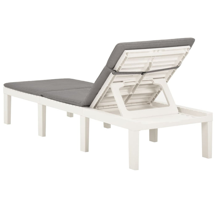 VXL Lounger With White Plastic Cushion