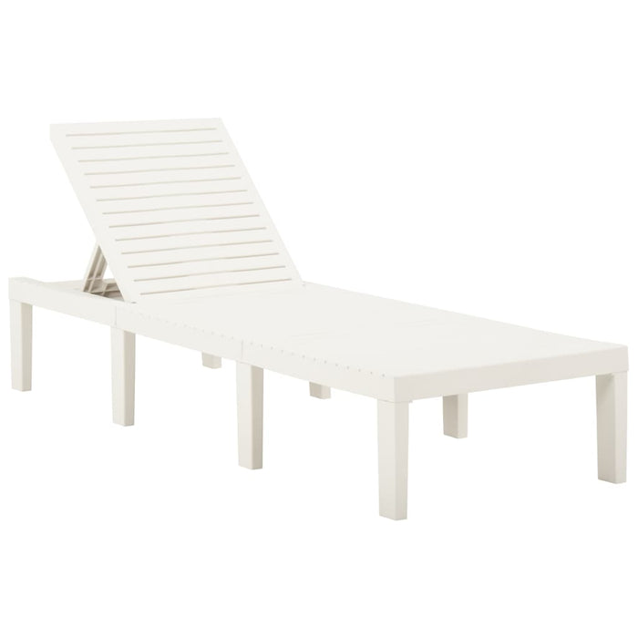 VXL Lounger With White Plastic Cushion