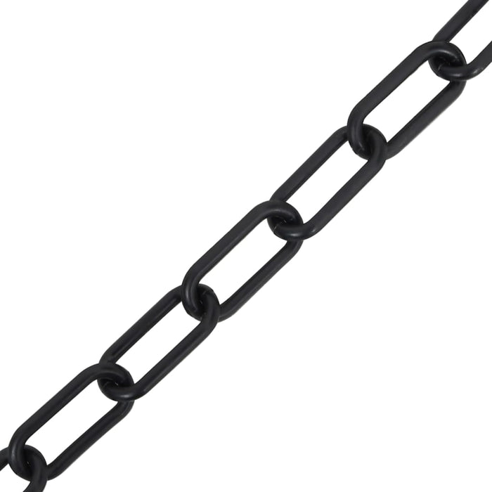 VXL Black Plastic Warning Chain 30 M Ø6 Mm
