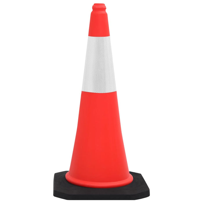 VXL Reflective Traffic Cones with Heavy Base 4 Pcs 75 Cm