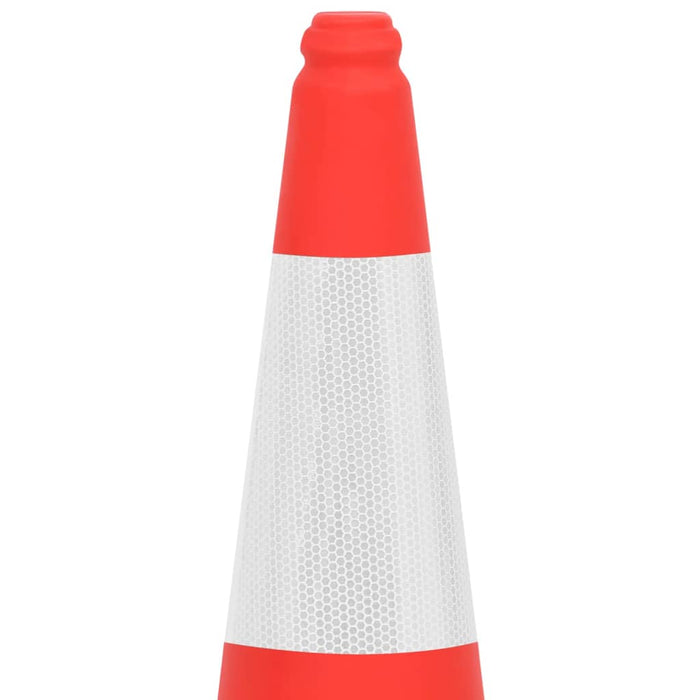 VXL Reflective Traffic Cones with Heavy Base 10 Pcs 75 Cm