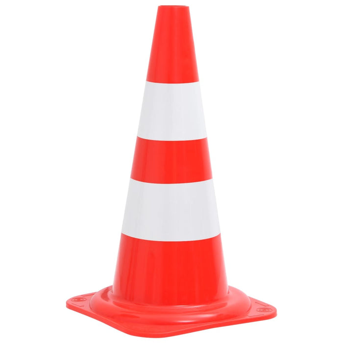 VXL Reflective Traffic Cones 4 Units Red and White 50 Cm