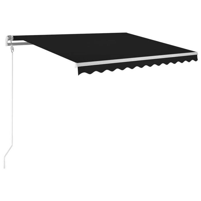 VXL Automatic Retractable Awning Anthracite Gray 300X250 Cm