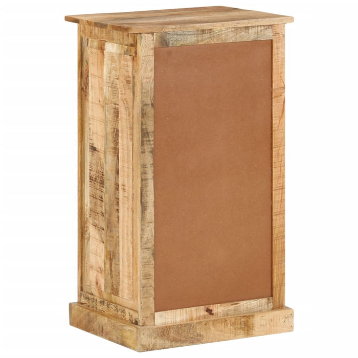 VXL Zapatero de 4 estantes con cajón madera de mango maciza rugosa