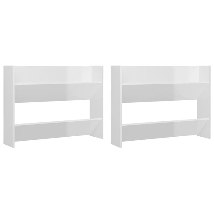 VXL Mueble zapatero blanco 3 compartimentos con espejo 63x17x102,5 cm —  Bañoidea